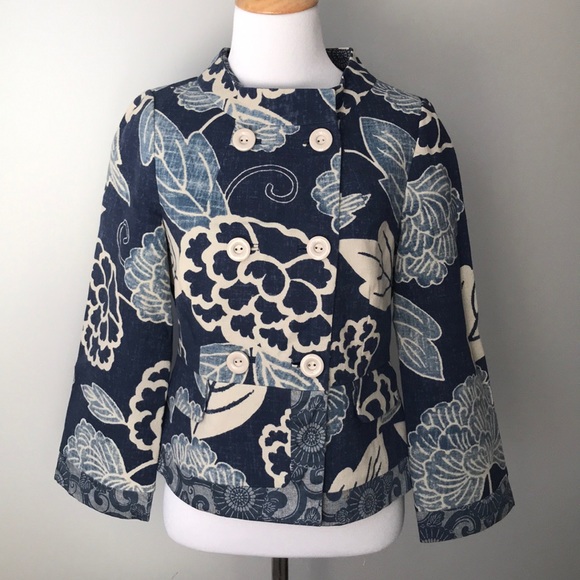 Anthropologie Jackets & Blazers - Anthropologie Elevenses Ikebana Floral Jacket EUC